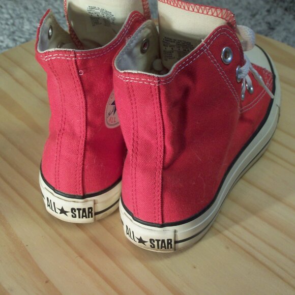 CONVERSE Red Hi-Top Shoes - Picture 3 of 5
